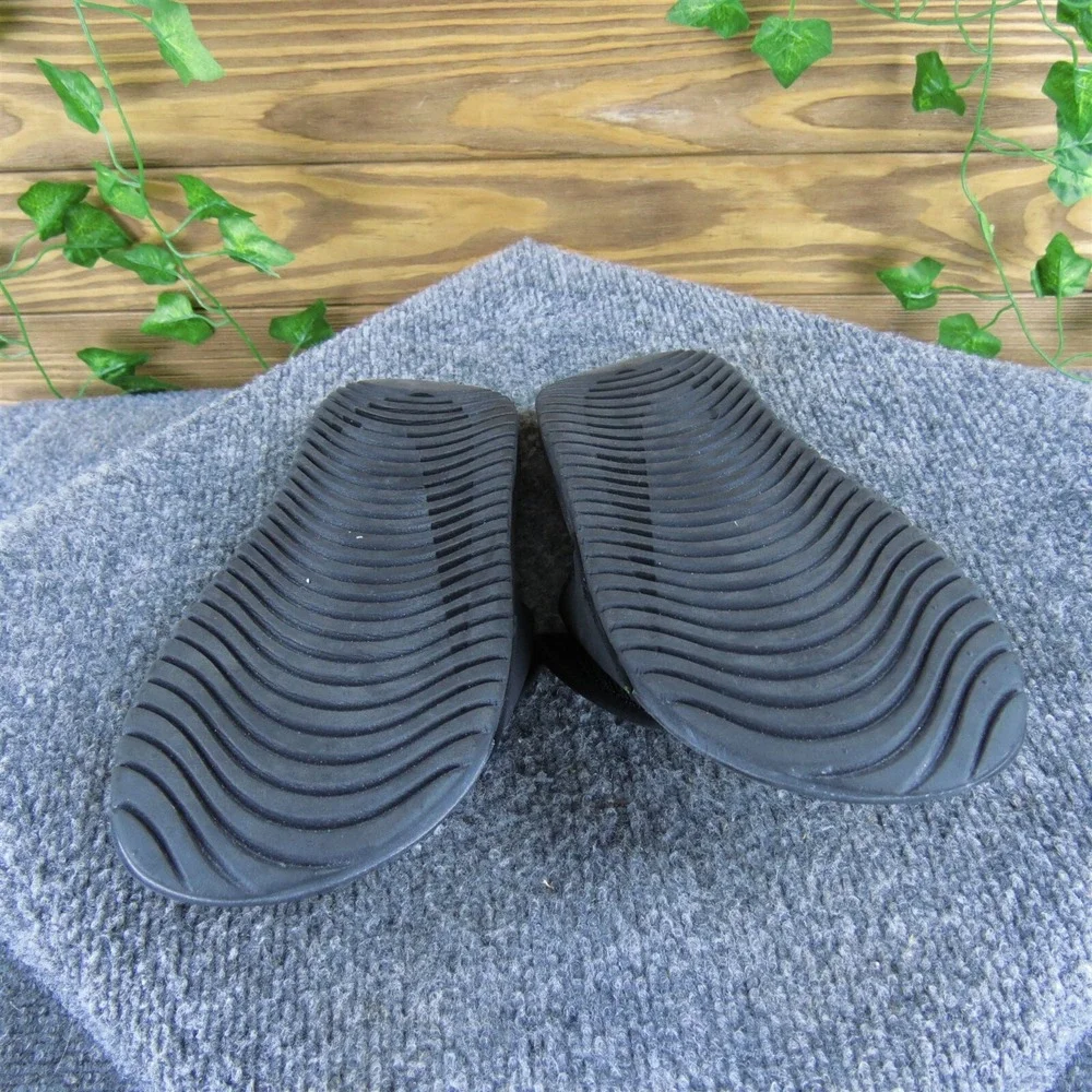 Nike Slide Girl Y 5 Medium Sandal Black Synthetic Hook‎ & Loop